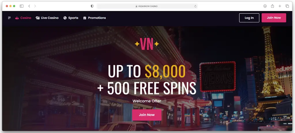 VegasNow Casino